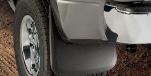 Ford F-250 Mud Guards - Rear - Husky Liners - Custom-Molded - Black - `17-`27